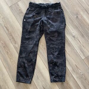 Black Camouflage Jogger Pants